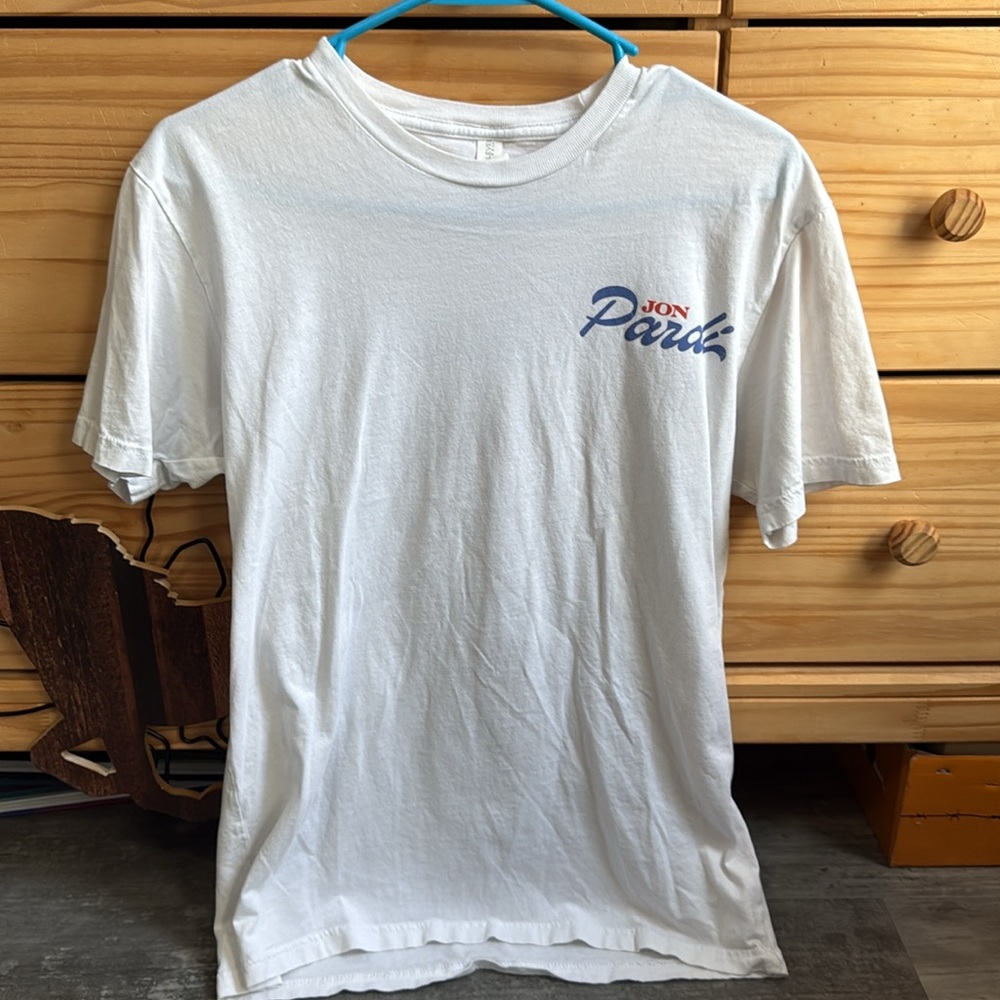 Next Level Apparel White Cotton Jon Pardi Mr. Saturday Night Tour Shirt Size M
